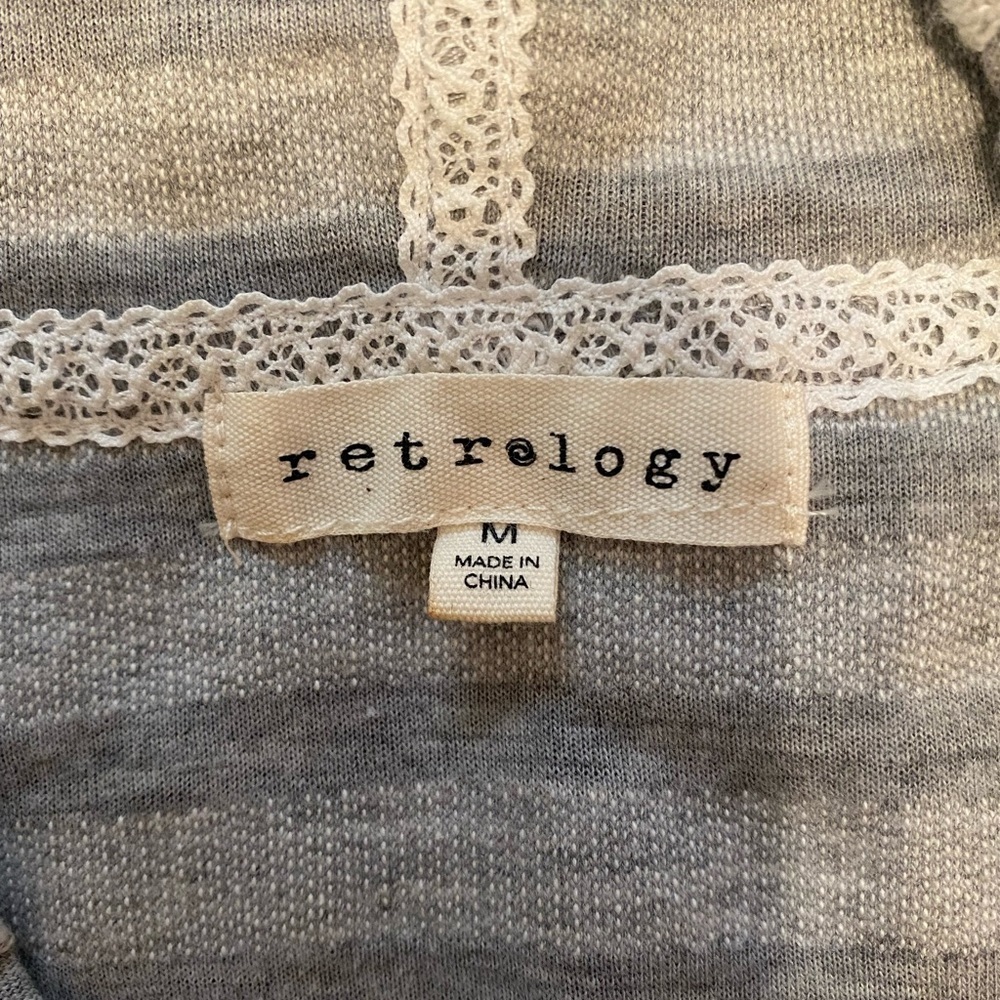 - Retrology Pullover Hoodie striped size M - Picture 4 of 7